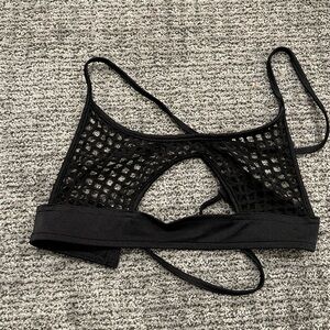 Iheartraves mesh keyhole bikini top